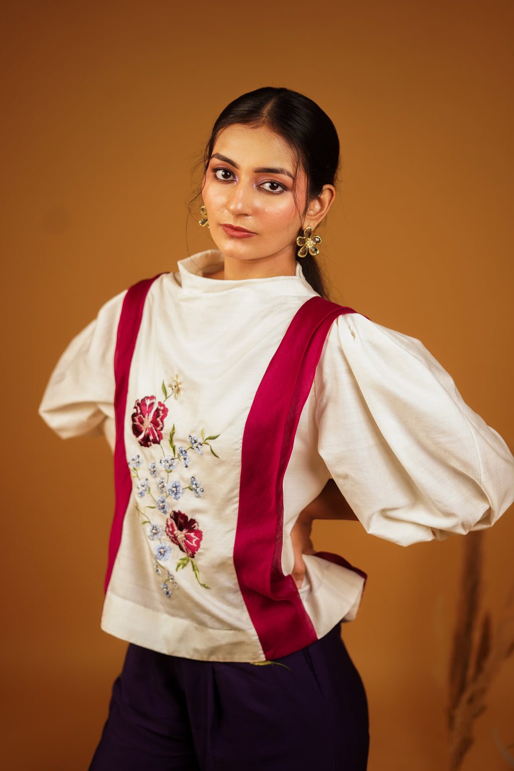 Poppy & Pleat Blouse