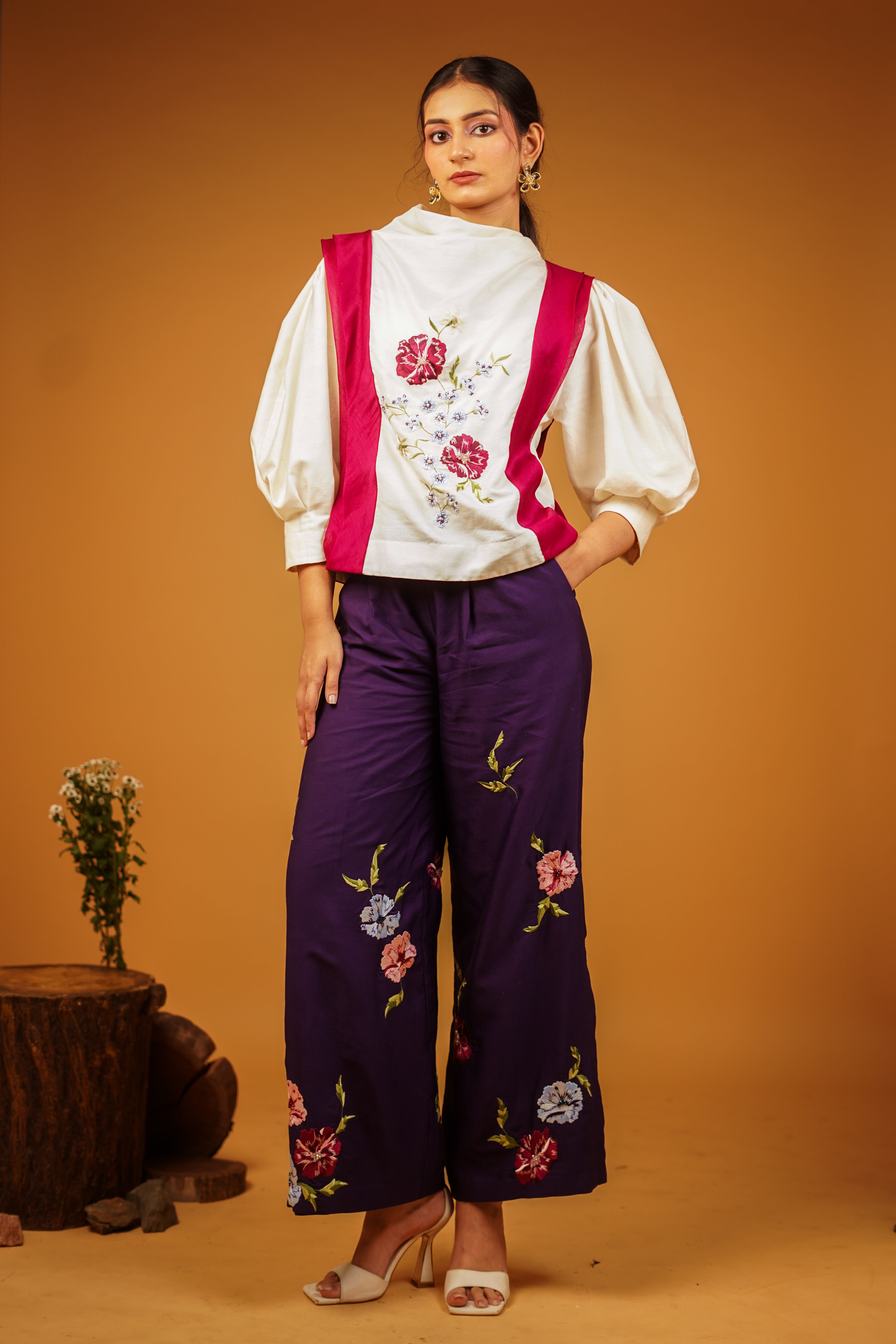 Poppy & Pleat Blouse