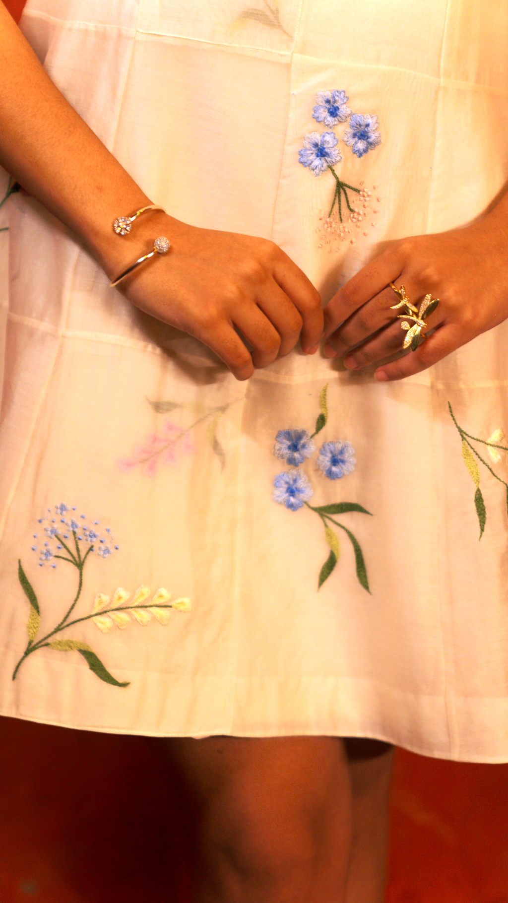 Flora Frame Mini Dress