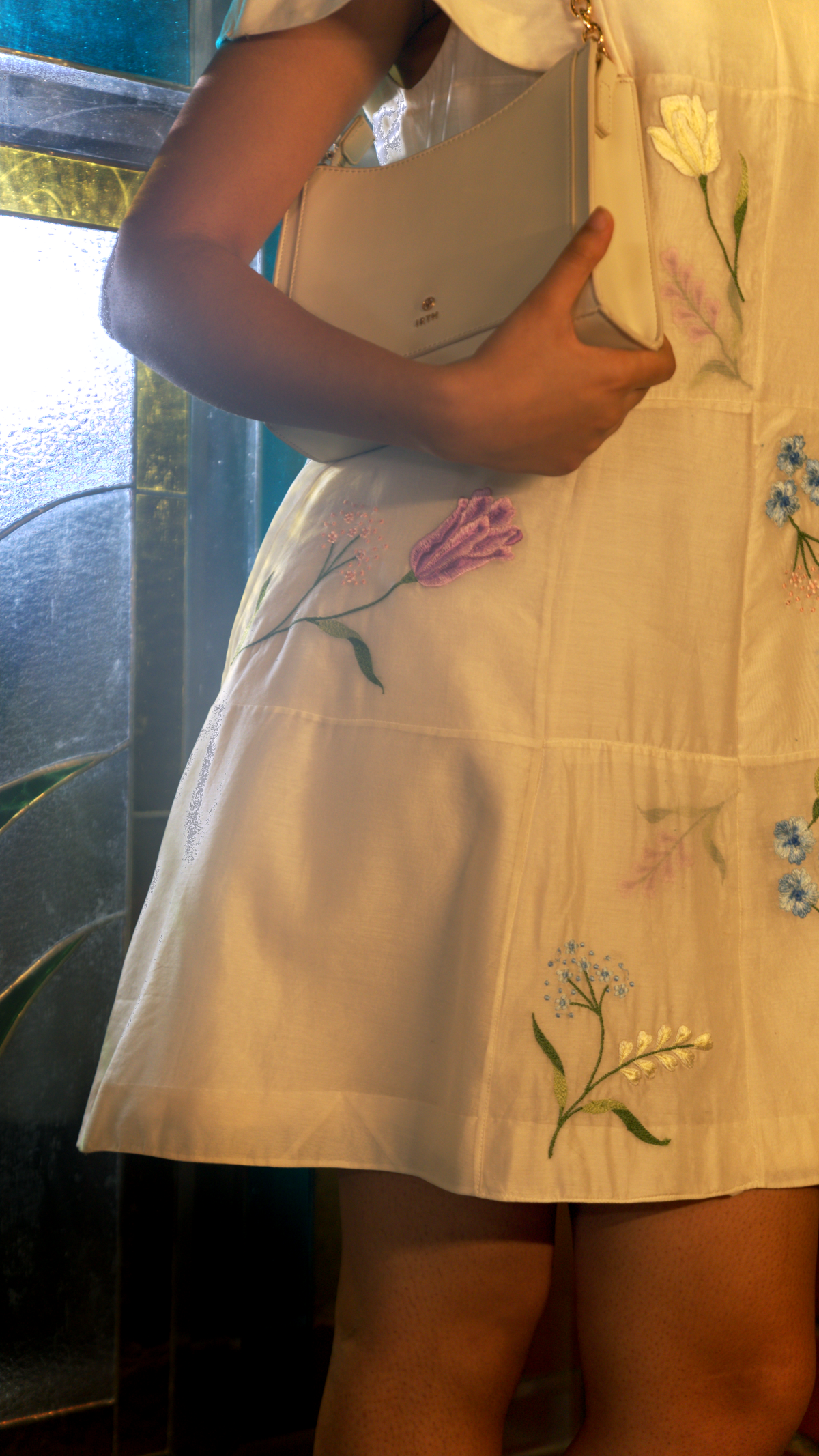 Flora Frame Mini Dress